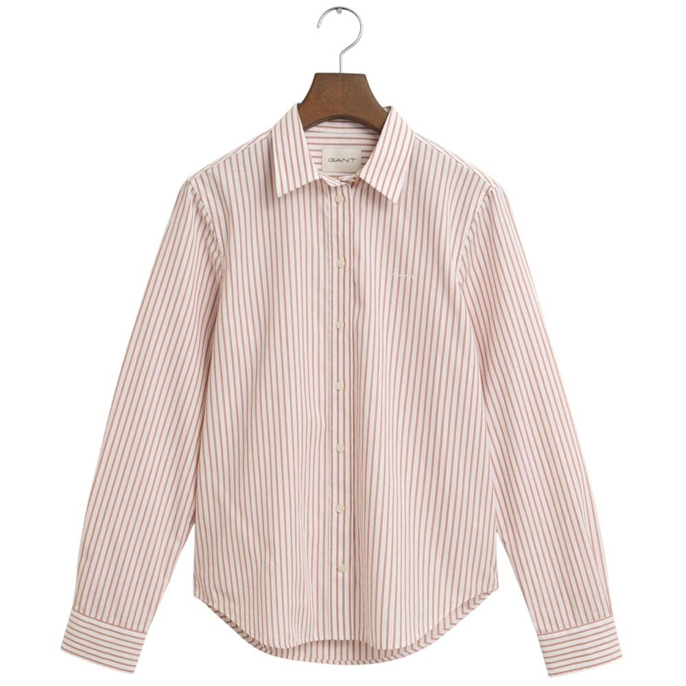 Gant Regular Fit Classic Poplin Striped Shirt